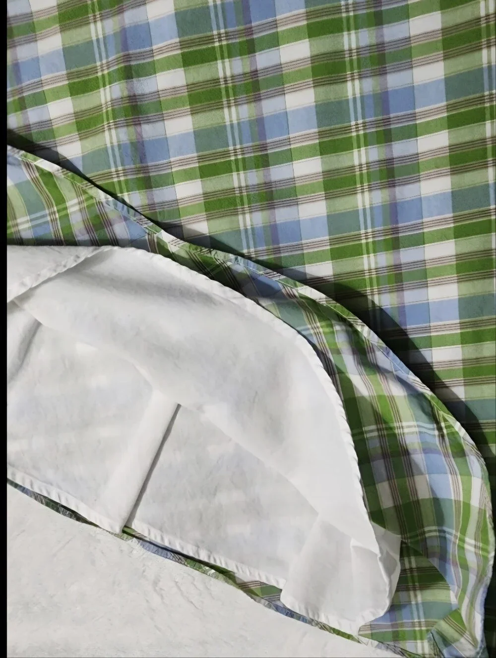 Like NEW  J. Crew Plaid Sundress.  Size 0  Backless halter front. Ties at neck.